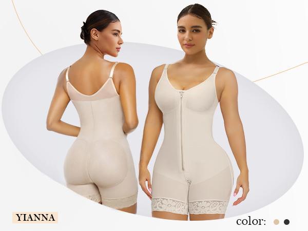 Zip-Front Tummy-Control Shaper