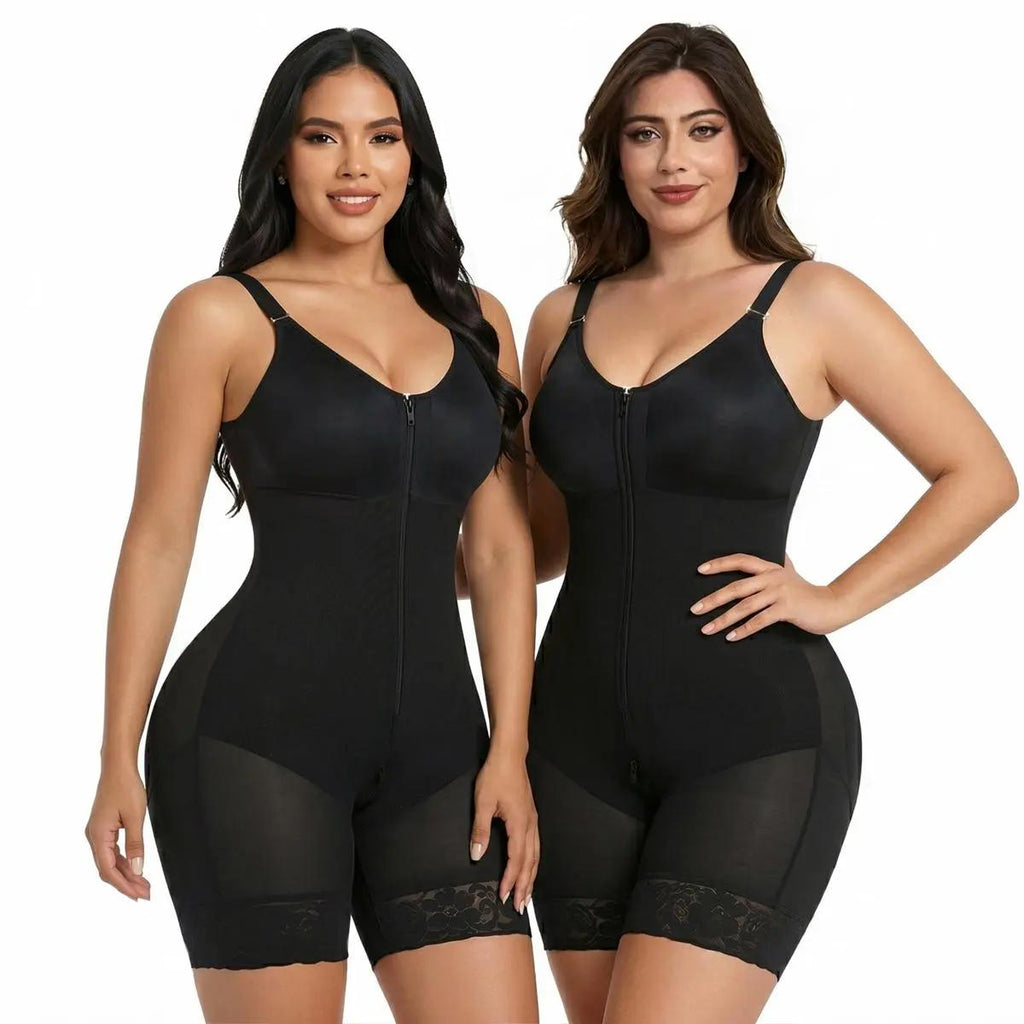 Zip-Front Tummy-Control Shaper