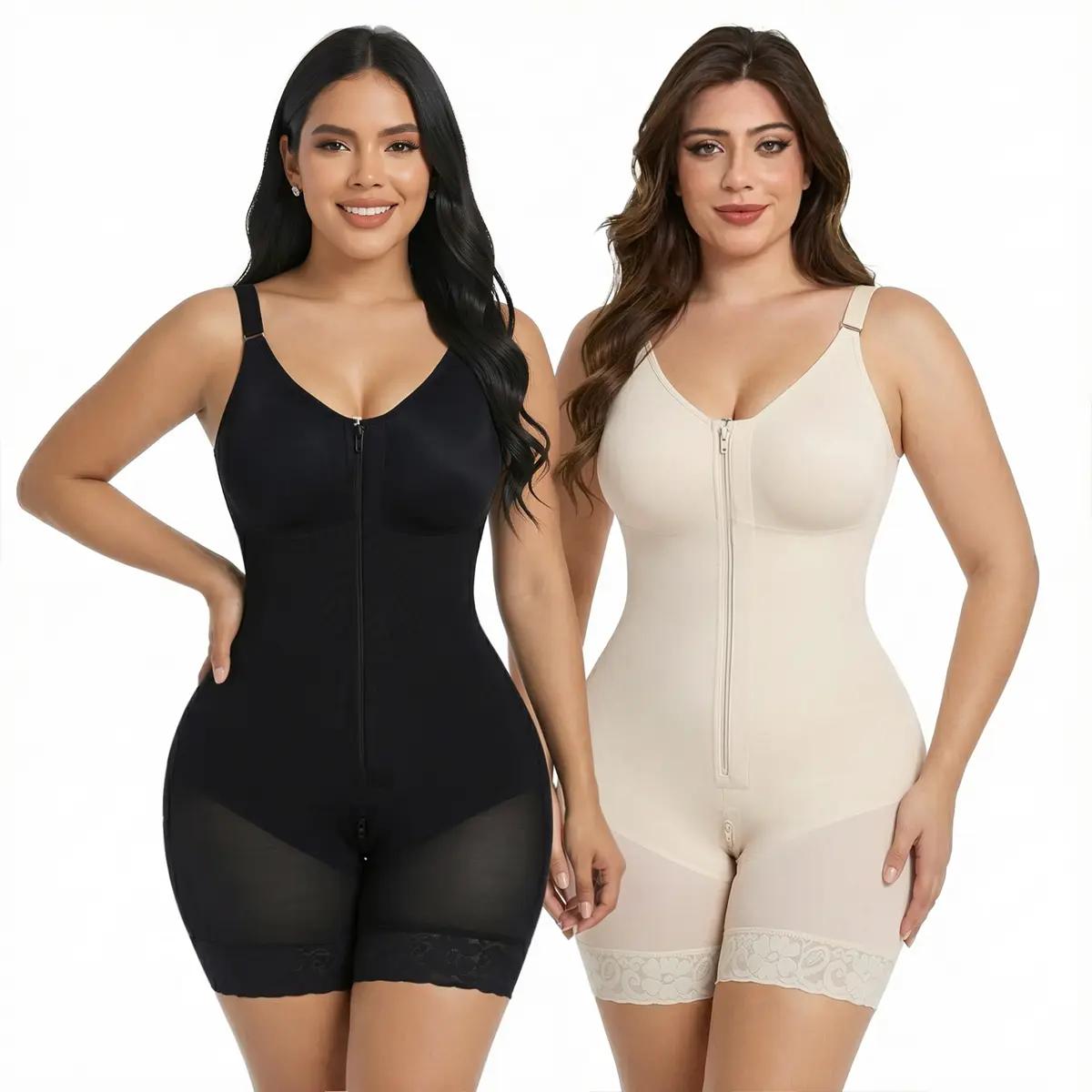 Zip-Front Tummy-Control Shaper
